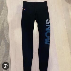 Aviator Nation Black Leggings